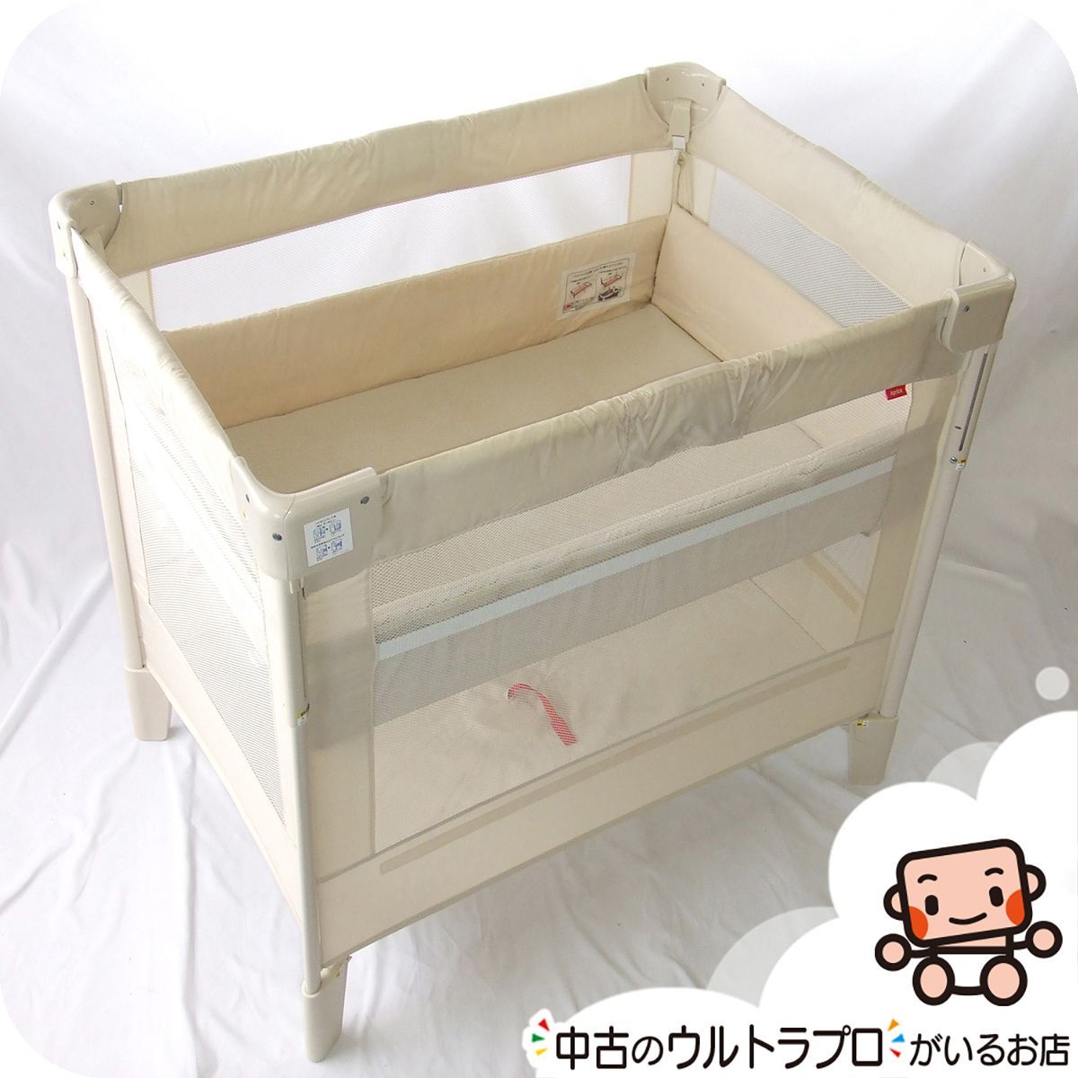 っ 厳選 ベビーベッド アップリカ ココネルエアー aprica COCONEL 新生児から2歳 コンパクトにたためる C 一般