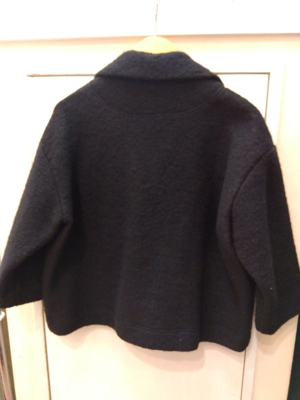 M 17 ワイズ Y s ヨウジヤマモト ウール混 軽量あったかジャケット 軽くてふんわり モード系 丈短め オシャレかっこいい