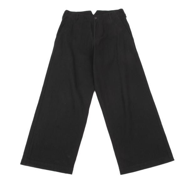 コムデギャルソンローブドシャンブル 黒ベロアサルエルパンツ【楽天