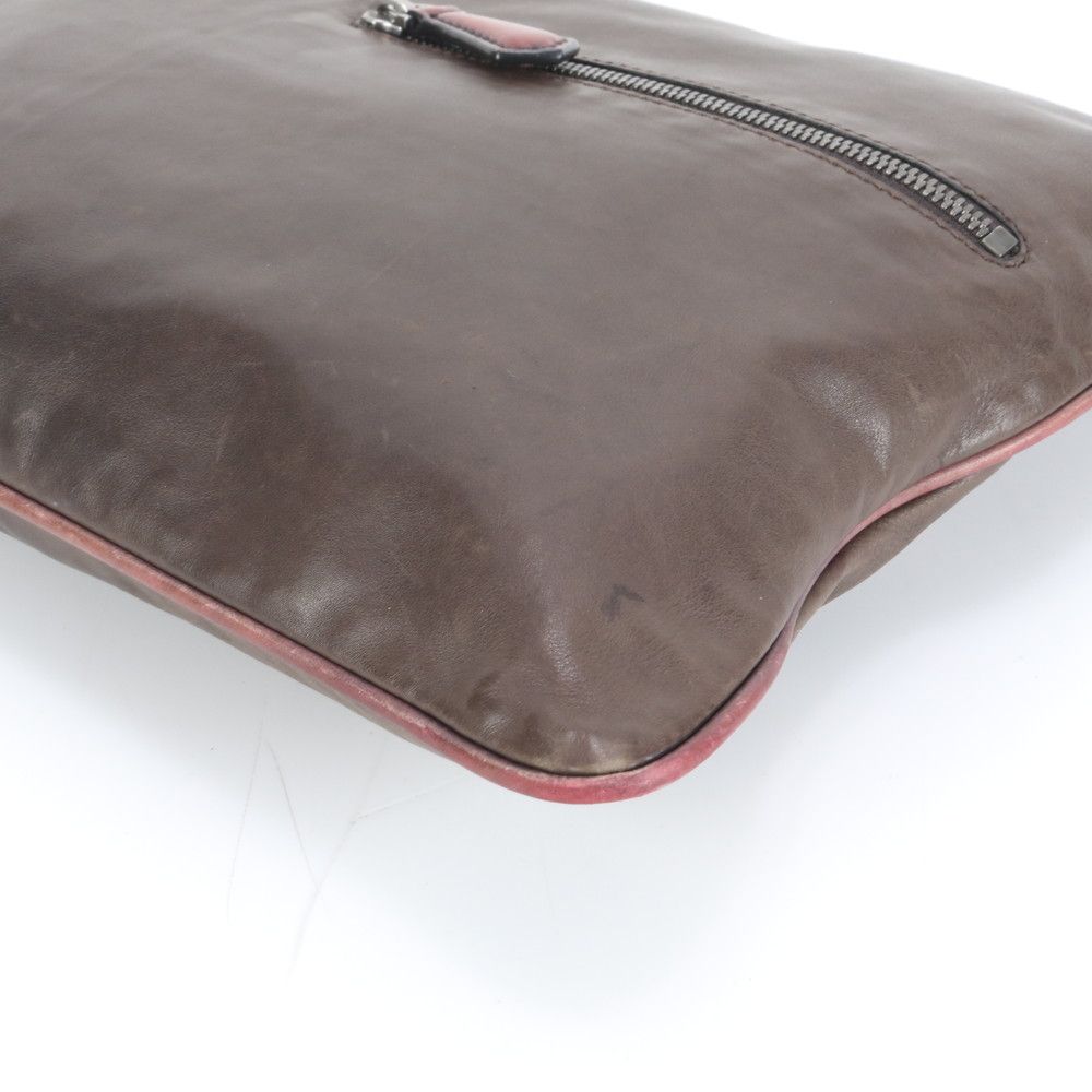 【美品】 セリーヌ ファスナー サッシュベルト ダークブラウン イタリア製 美品】 セリーヌ ファスナー サッシュベルト ダークブラウン