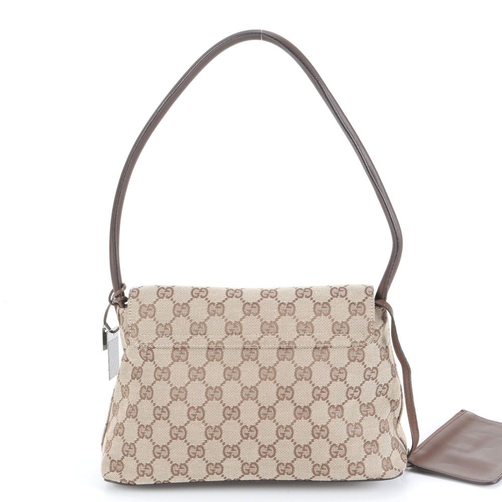 極美品 グッチ コントロールカード付 ポーチ付 GG キャンバス 90646