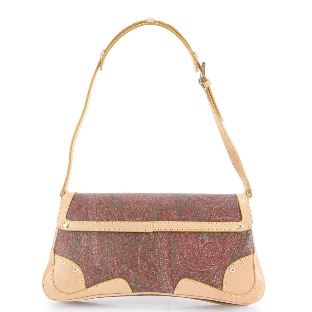 極美品 エトロ ペイズリー柄 レザー ショルダーバッグ 肩掛け ワン