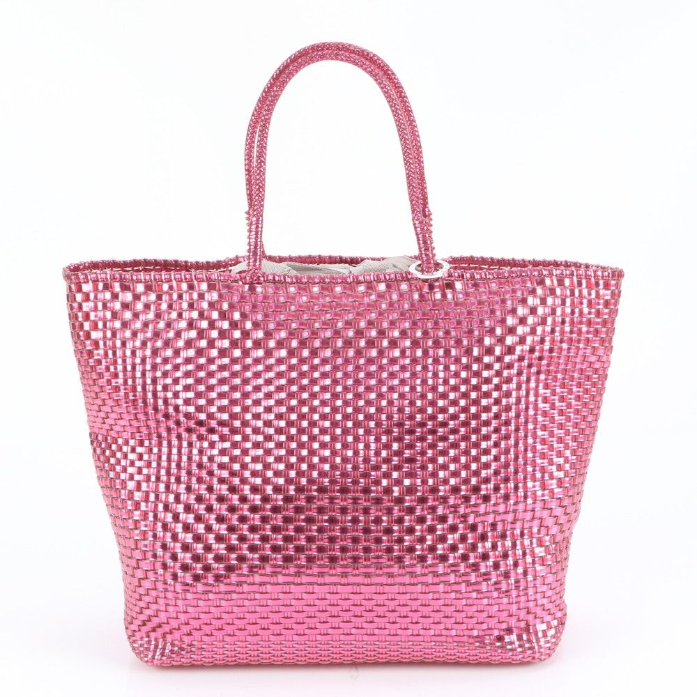 美品 アンテプリマ イントレッチオ 編み込み ワイヤー トート バッグ