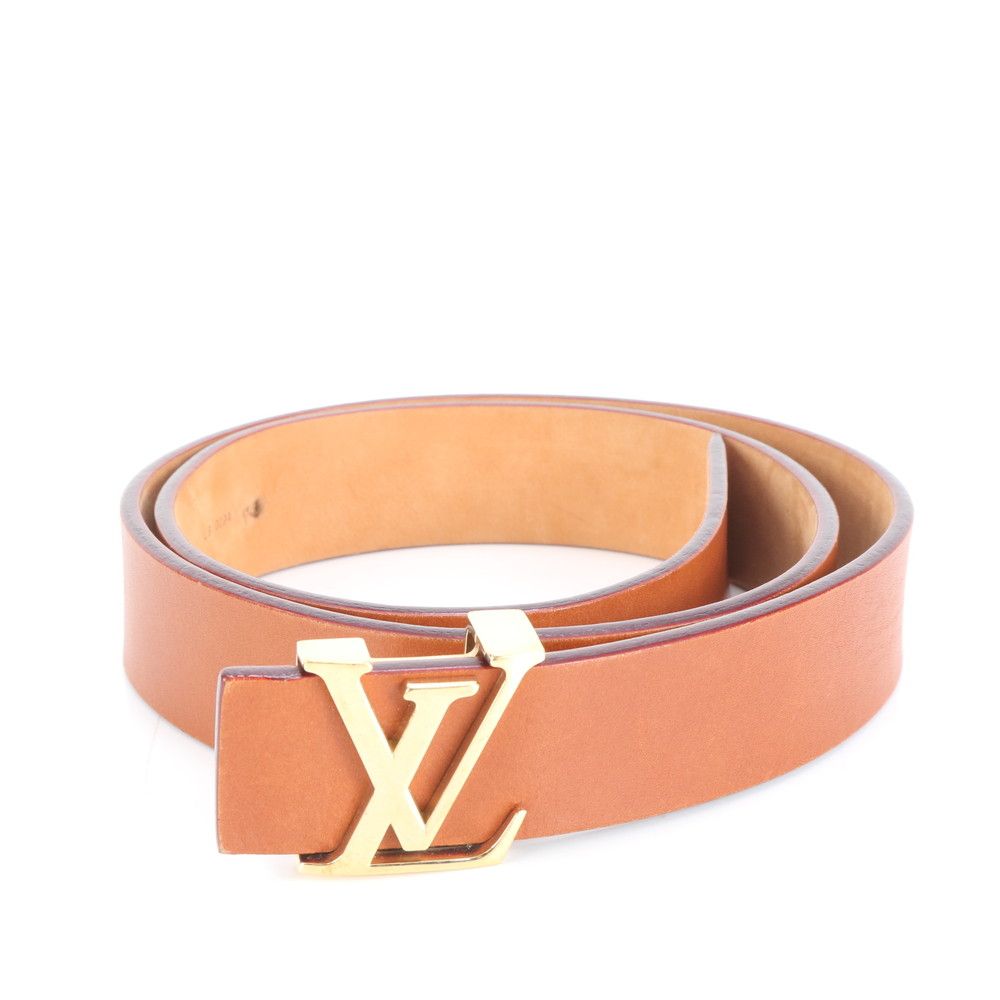 極美品 ルイヴィトン ノマド サンチュール LV イニシアル レザー