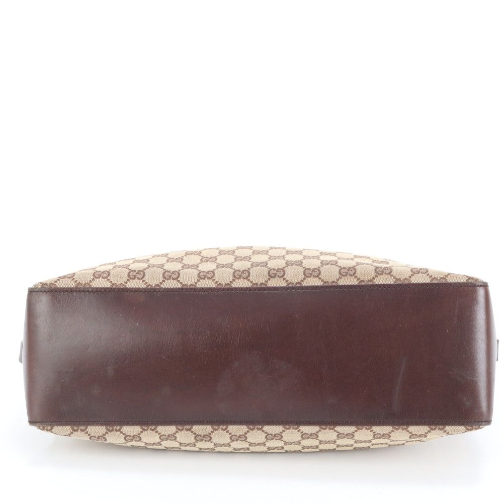 極美品 グッチ GG キャンバス 106251 レザー トート バッグ ショルダー