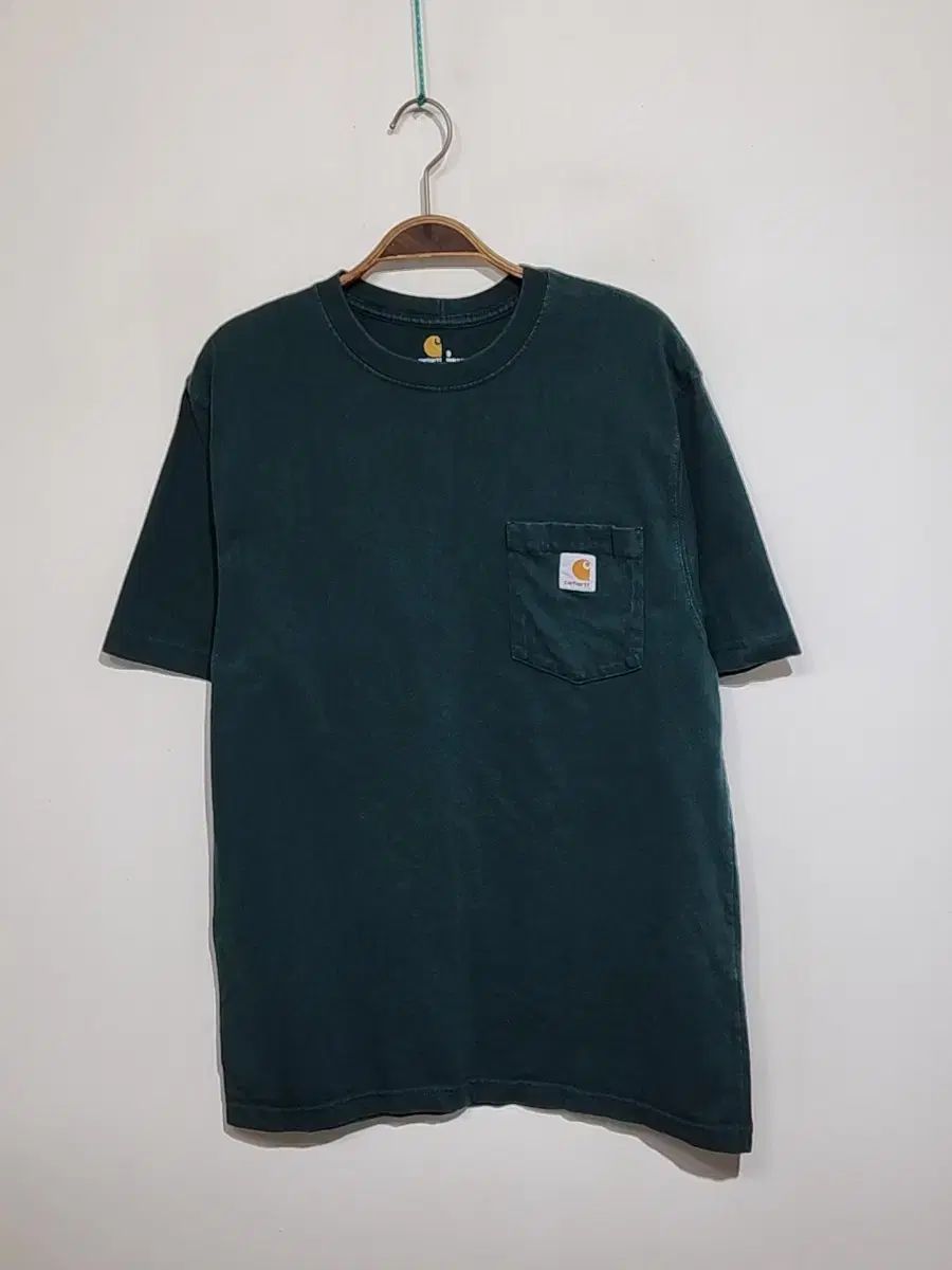 (M) Carhartt カーハート 半袖Tシャツ ポケット ロゴ コットンTシャツ アメカジ