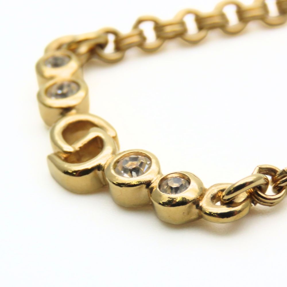 ラインストーン ゴールド