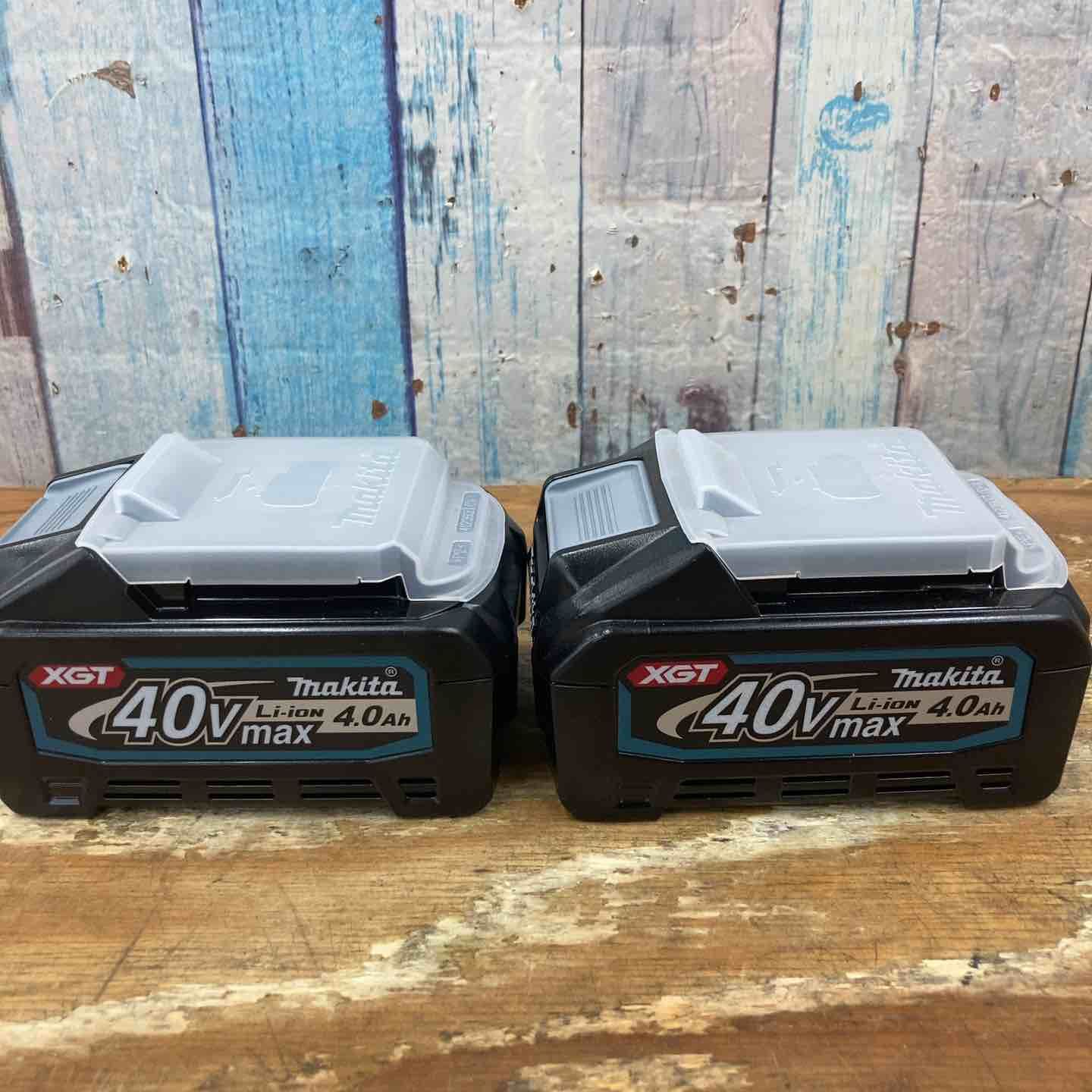 ♥品 マキタ makita リチウムイオンバッテリー 40 Vmax|4.0 Ah BL 4040 2点セット まとめ売り 柏店