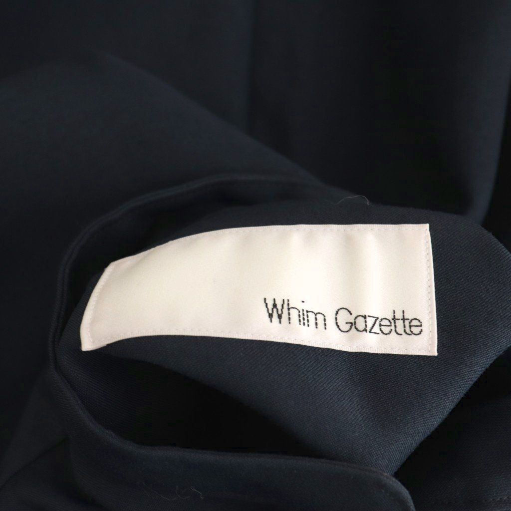 ウィムガゼット Whim Gazette 23SS ミリタリーシャツ 長袖 ベルト付き