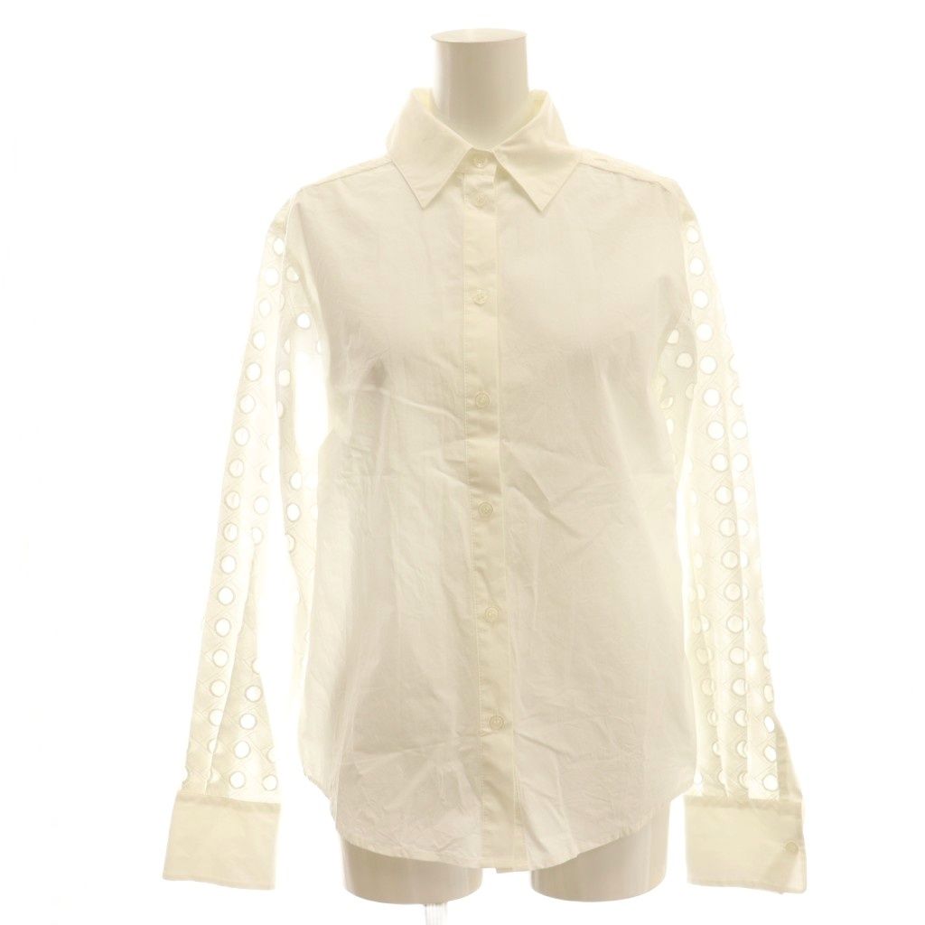 シーバイクロエ SEE BY CHLOE カットホール刺繍ブラウス シャツ 34