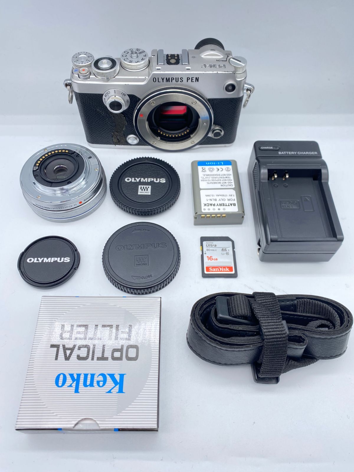 OLYMPUS PEN F M ZUIKO DIGITAL 14 42 mm 3 5 6 EZ ED MSC