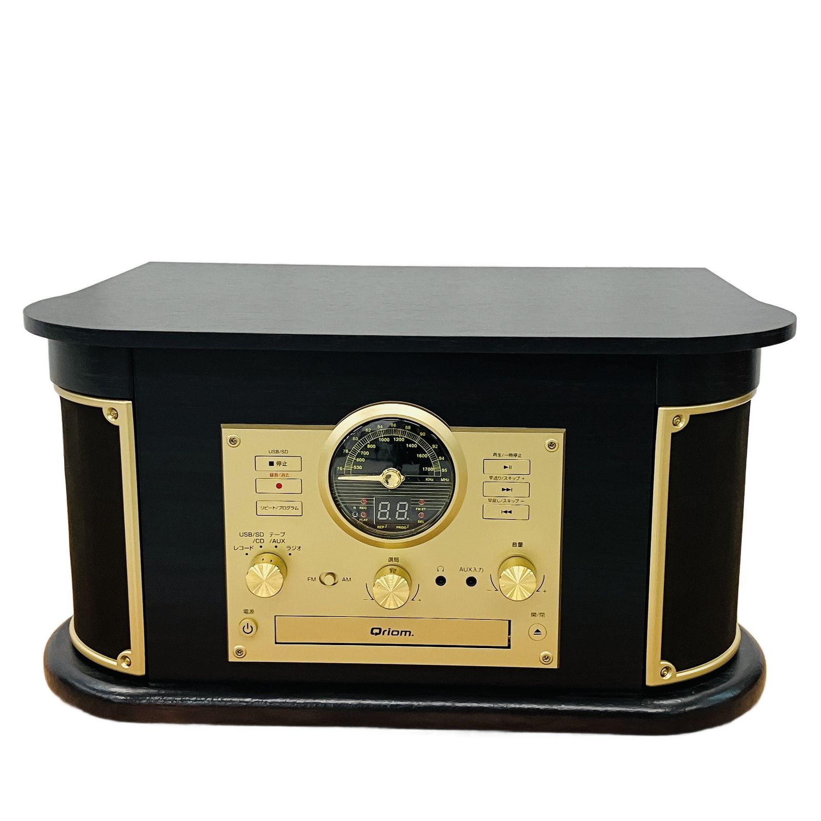  YAMAZEN MRP M 100 CR Qriom キュリオム マルチレコードプレーヤー 製 音響機器 オーディオ 山善 レコードプレーヤー本体 レコードプレーヤー