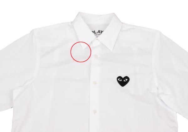 プレイ コムデギャルソンPLAY COMME des GARCONS ハートワッペンシャツ