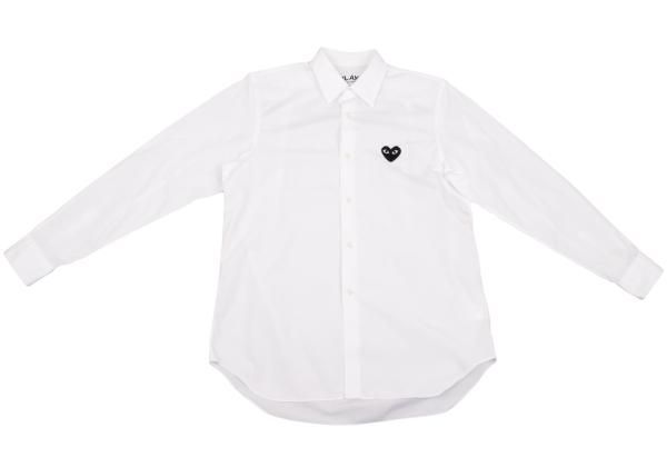 プレイ コムデギャルソンPLAY COMME des GARCONS ハートワッペンシャツ