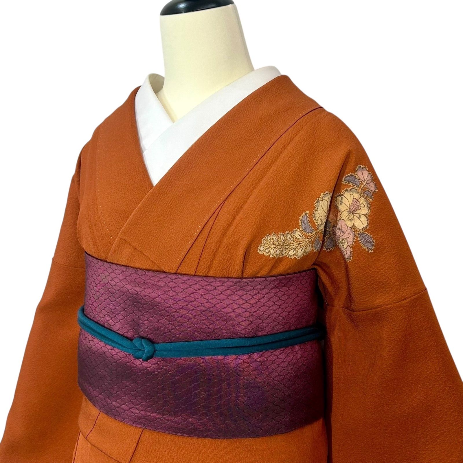 訪問着・長襦袢セット 辻が花 着物 正絹 - メルカリ