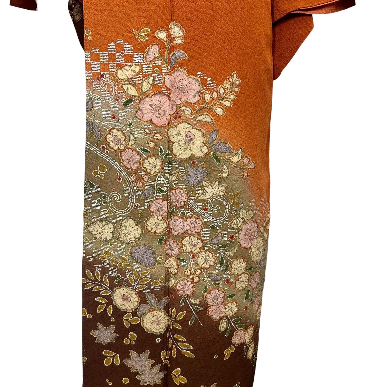 訪問着・長襦袢セット 辻が花 着物 正絹 - メルカリ