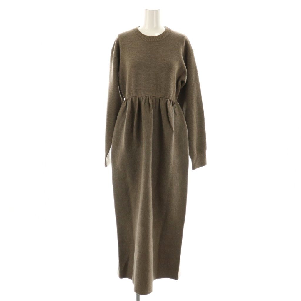 クラネ CLANE 23AW COCOON KNIT ONEPIECE ワンピース ニット ロング 2
