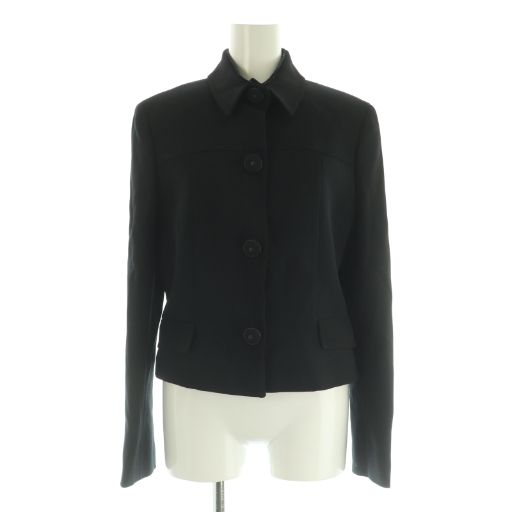 ヴェルサーチジーンズ VERSACE JEANS COUTURE スーツ セットアップ上下 ジャケット ミニスカート レース 26 40 ブラック MY OS