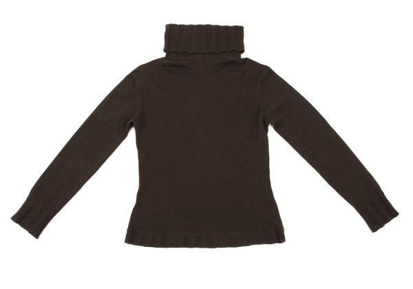 カシミヤ100%✨ジルサンダー タートルネック ニット ダークブラウン M相当 JIL SANDER(ジルサンダー) タートルネックニットJSMT759044 JSMT759044