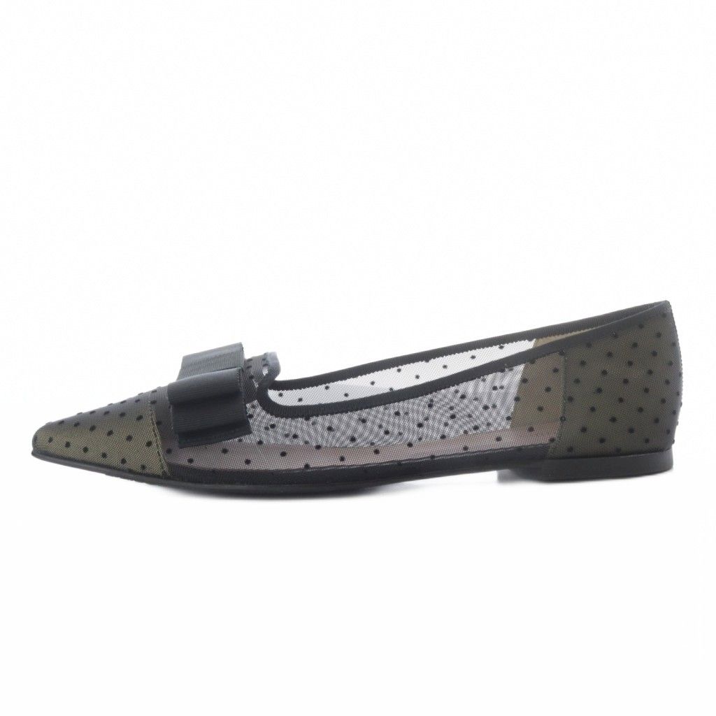 希少！新品！プリティバレリーナ ツイードポインテッドトゥー パンプス ELLA gemini（エラ ジェミニ）ポインテッドシューズ （GEMINI