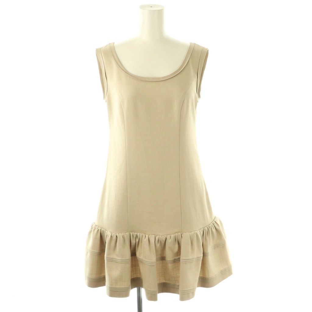 フォクシーニューヨーク FOXEY NEW YORK リネンホイップワンピース 38