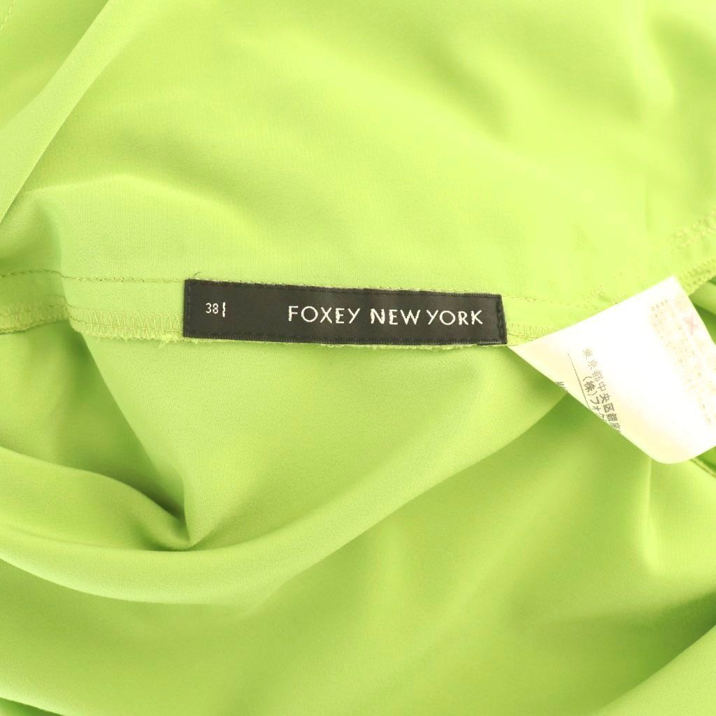フォクシーニューヨーク FOXEY NEW YORK リボンモチーフワンピース 38