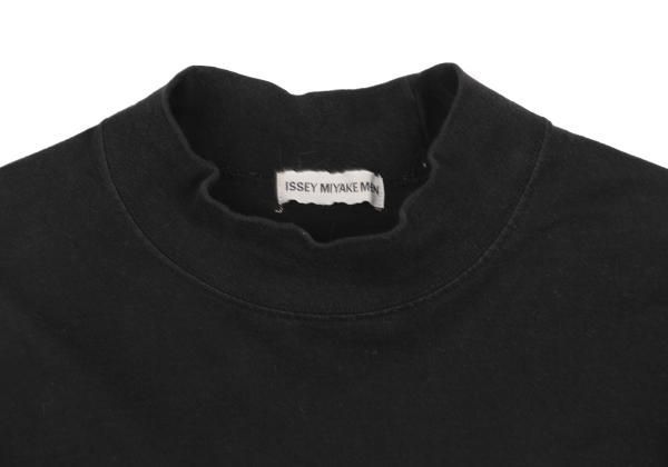 イッセイミヤケ メンISSEY MIYAKE MEN モックネックカットソー 黒M