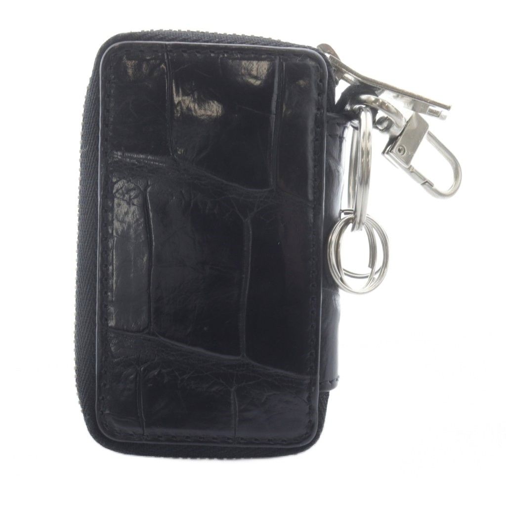 ザソール THE SOLE クロコダイル レザー スマートキーケース ブラック YO 20 AD