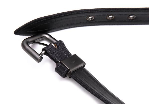 イッセイミヤケISSEY 節約 MIYAKE キャンバスベルト 紺 イッセイミヤケ