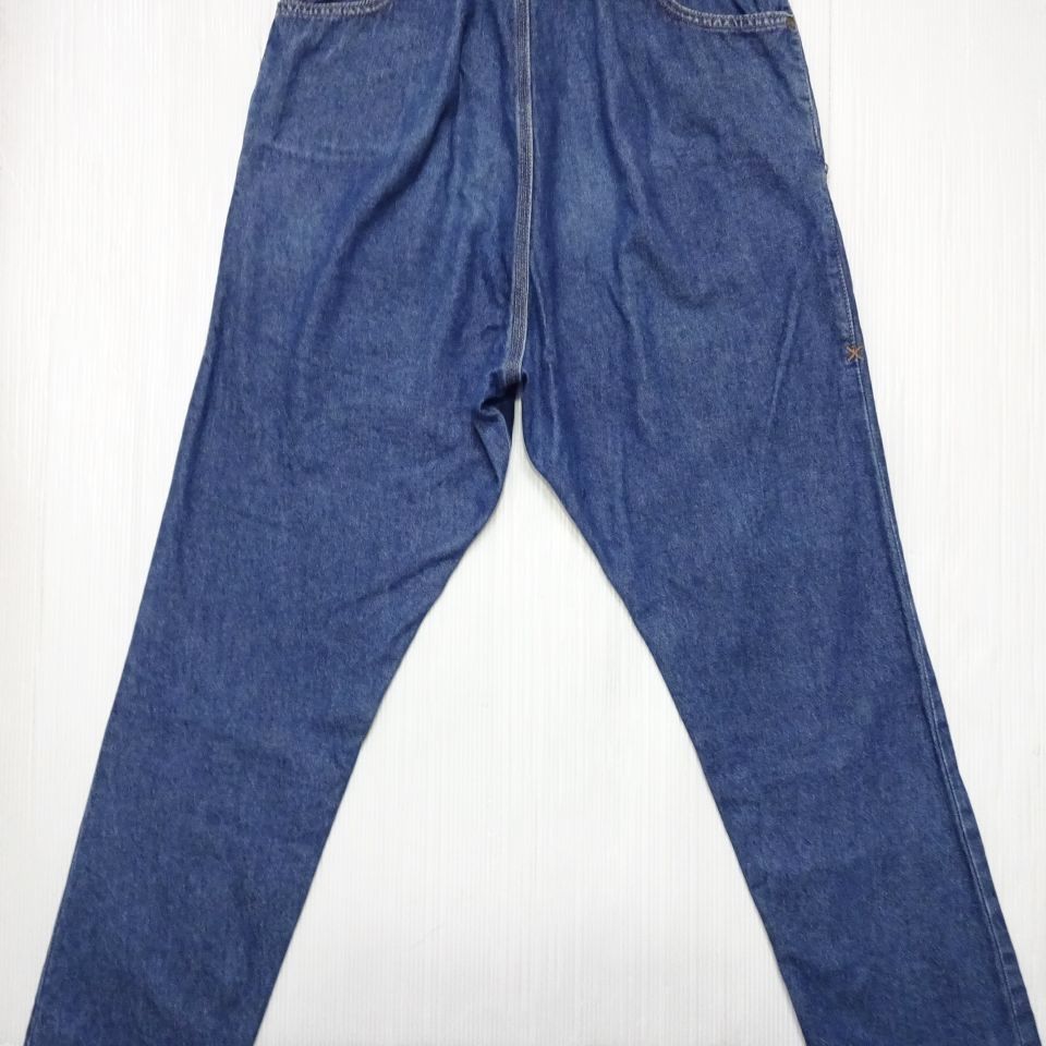 Lee × mercibeaucoup コラボ うしろまえサルエルデニムパンツ W70cm