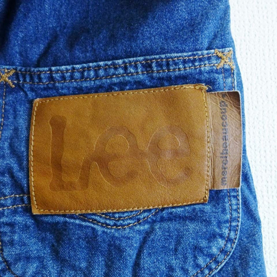 Lee × mercibeaucoup コラボ うしろまえサルエルデニムパンツ W70cm