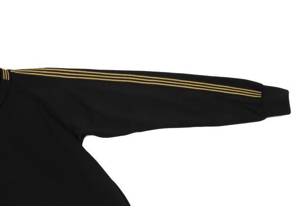 コムデギャルソンCOMME des GARCONS ラメラインスリーブポリカットソー