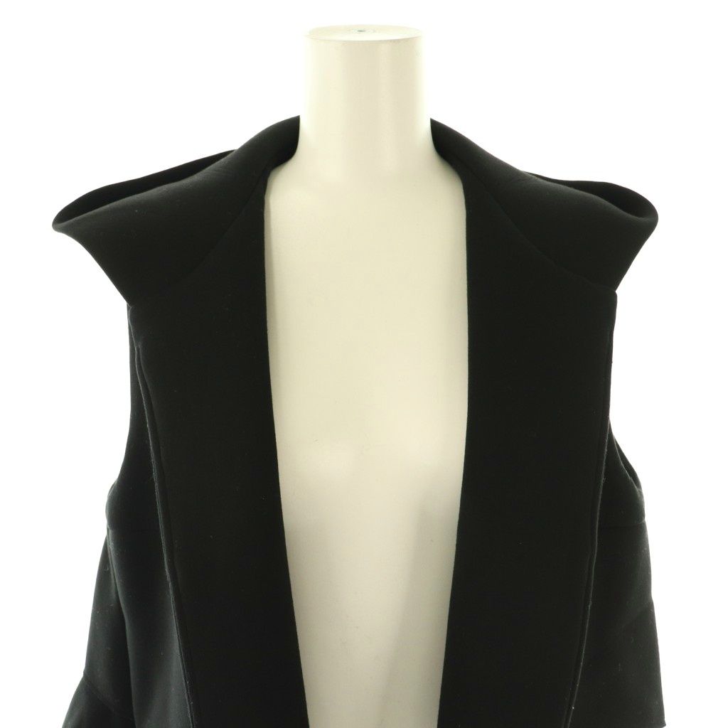 ヨリ yori ボンディングロングジレ ベスト F ブラック /DF □OS - メルカリ