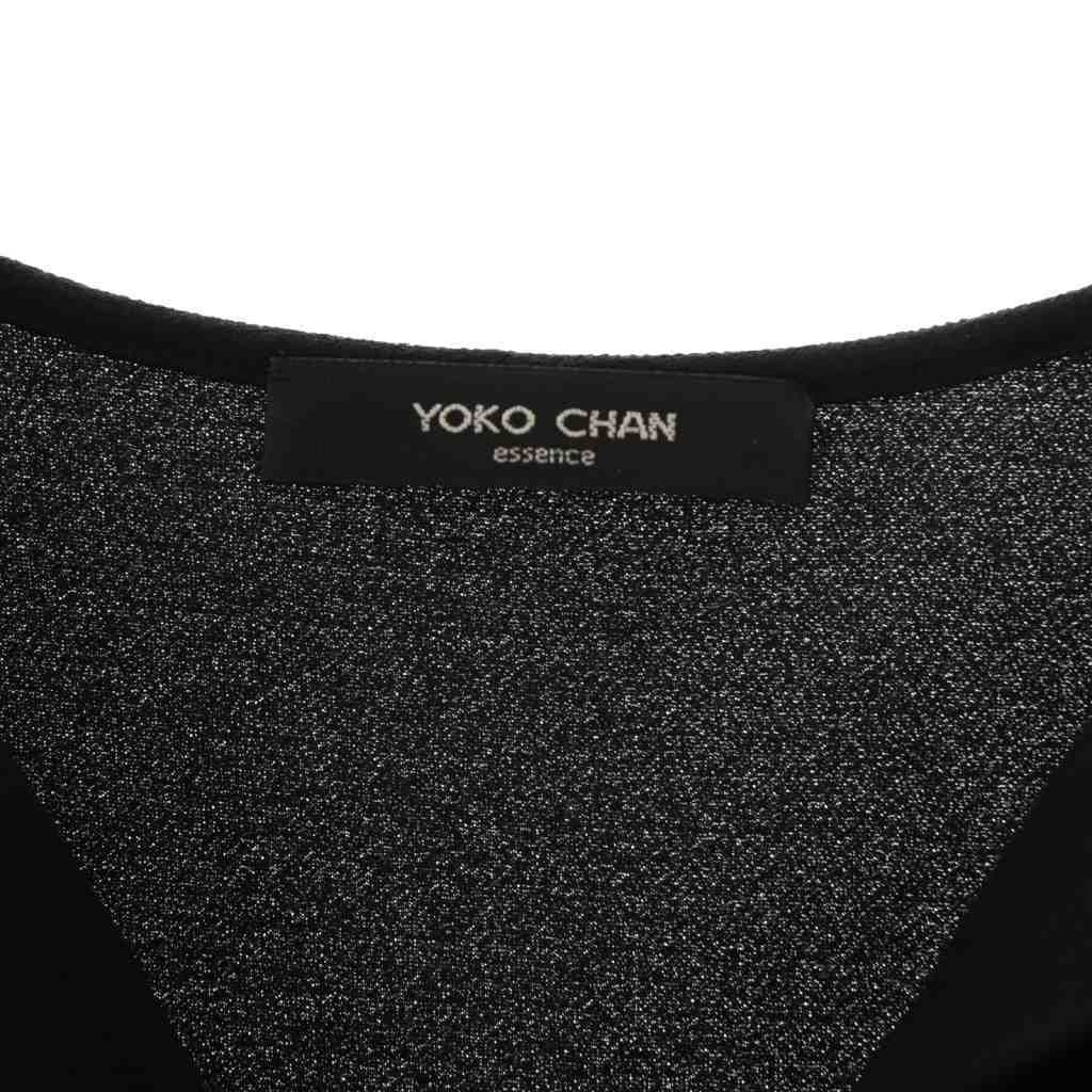 ヨーコチャン YOKO CHAN スキッパーコクーンワンピース 膝丈 フレンチ