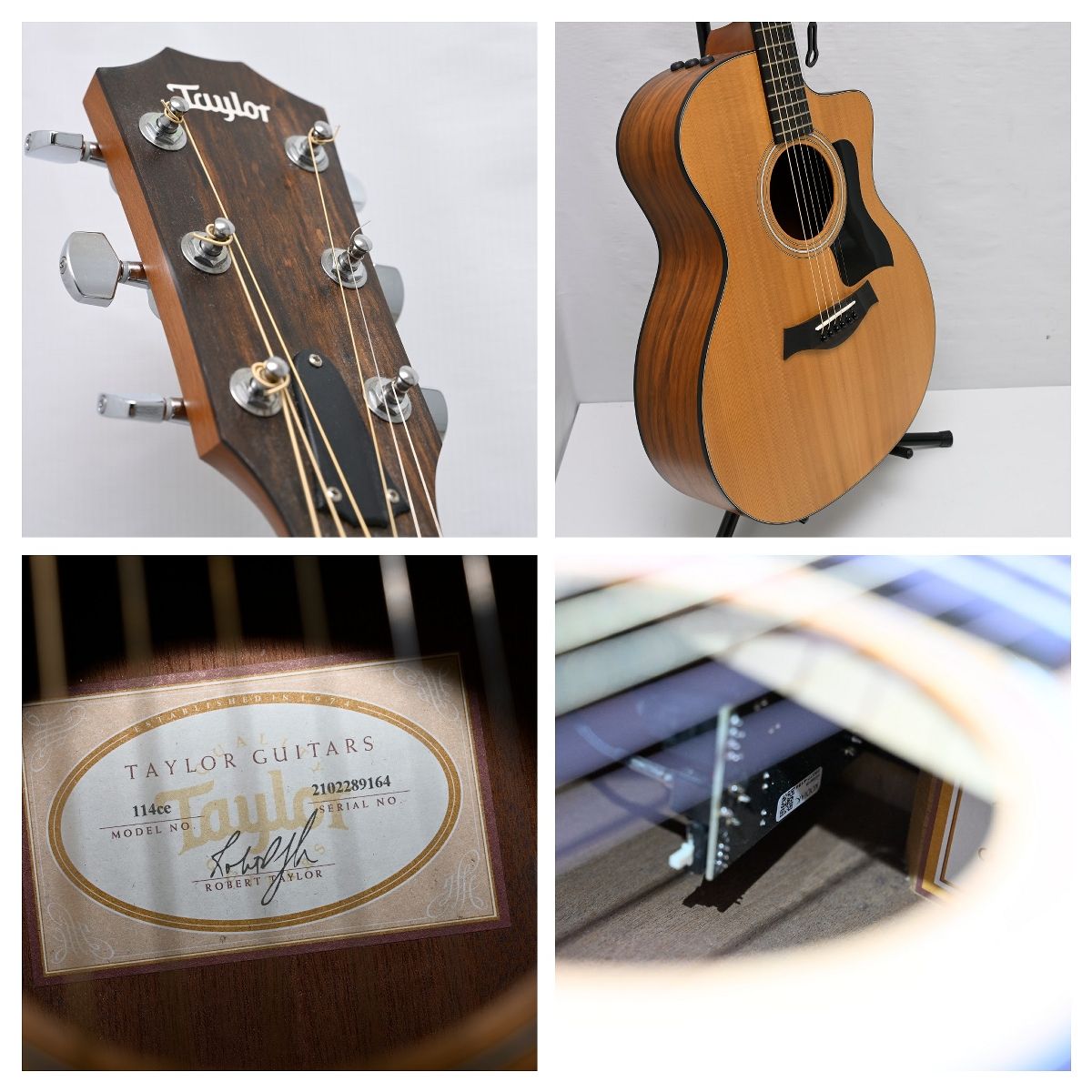 Taylor 114e 純正ギターケース付き TAYLOR 114ce ケース付 テイラー エレアコ アコースティックギター