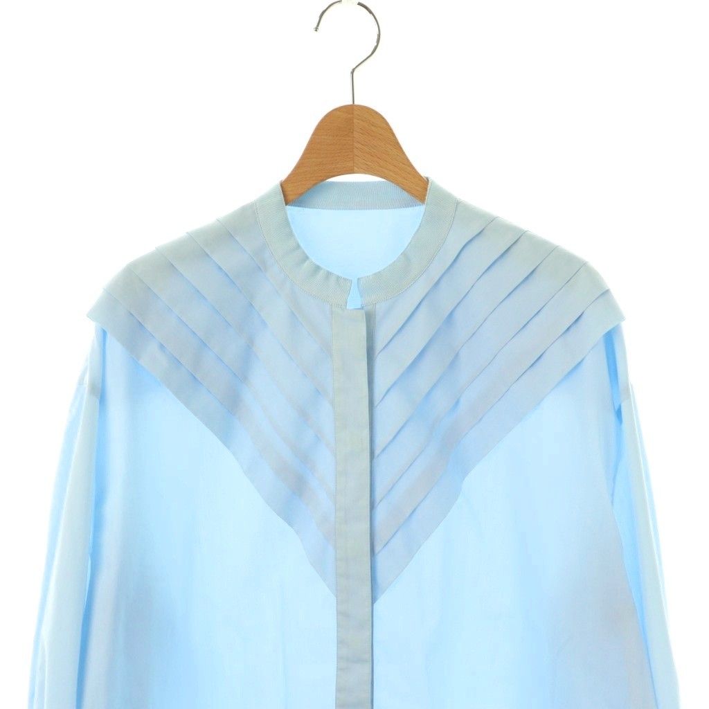 ル フィル LE PHIL 23AW TCブロードブラウス シャツ 前開き F ライト