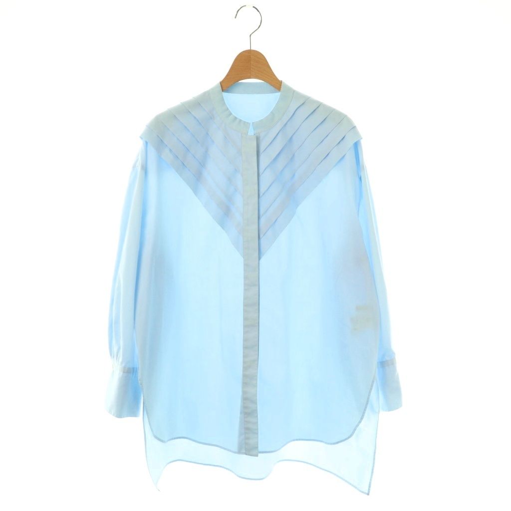 ル フィル LE PHIL 23AW TCブロードブラウス シャツ 前開き F ライト