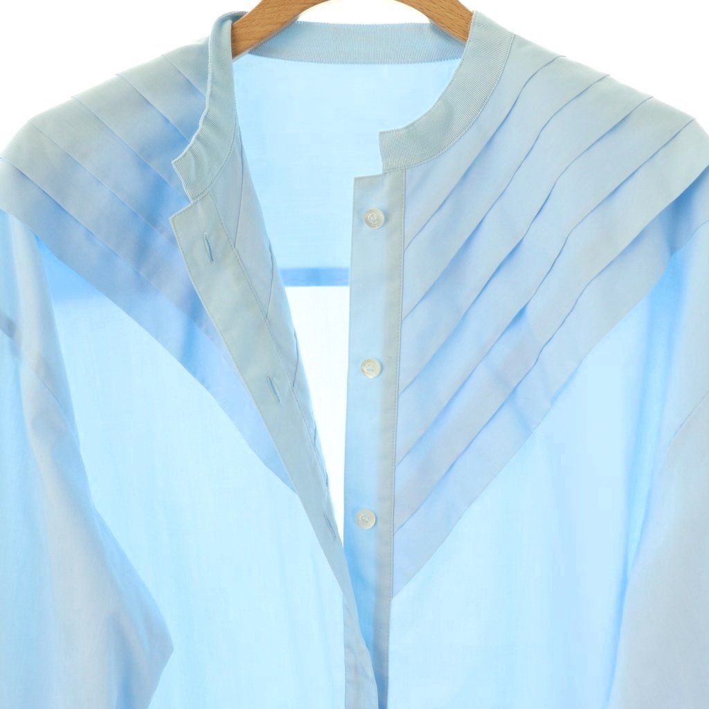 ル フィル LE PHIL 23AW TCブロードブラウス シャツ 前開き F ライト