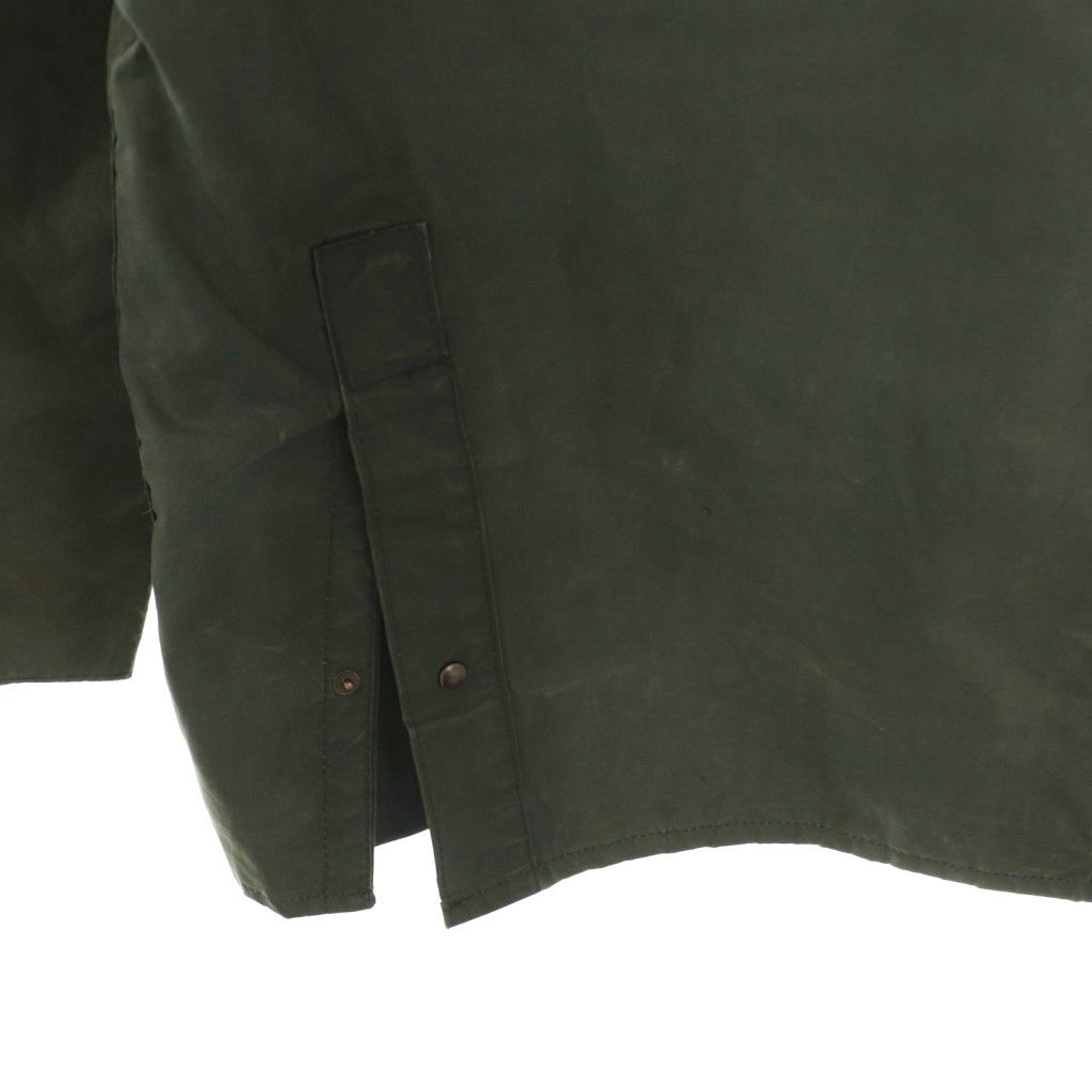 Barbour Bedale ダークグリーン HOT Men's BARBOUR @ BEDALE -SL LONG PARKA PLAID LINED GREEN WAXED