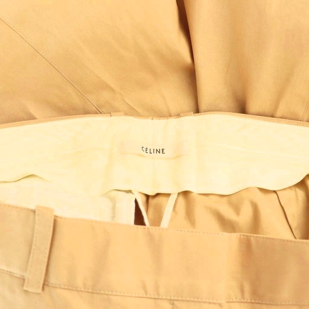 セリーヌ 卸売 CELINE フィービー期 コットンフレアワイドパンツ 36  