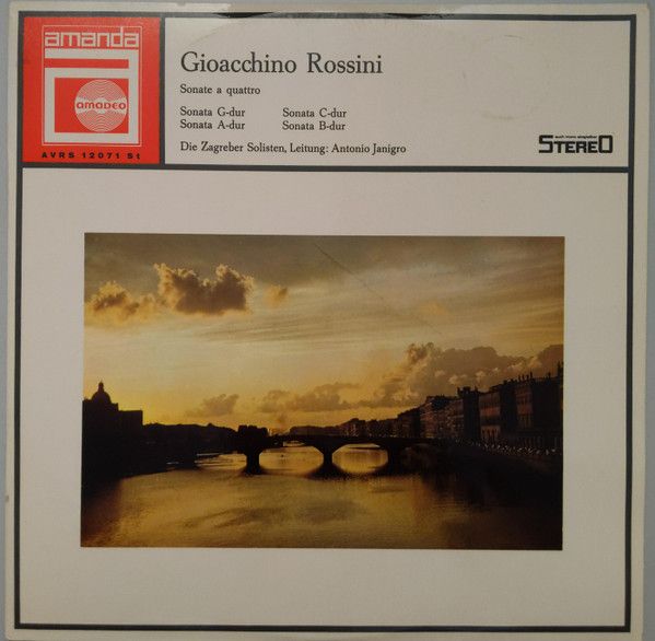 オーストリアLP Gioacchino Rossini, Die Zagreb Sonate A Quattro