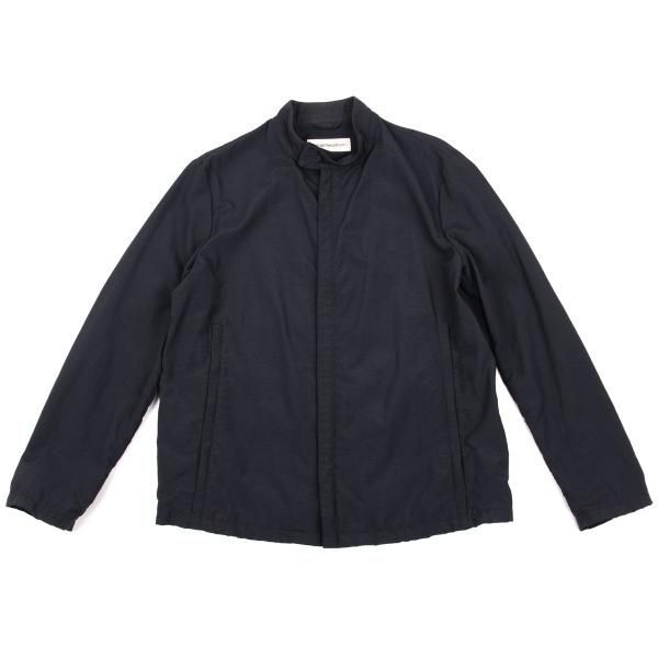 人気 エンポリオアルマーニEMPORIO ARMANI ナイロンスイングトップ 紺