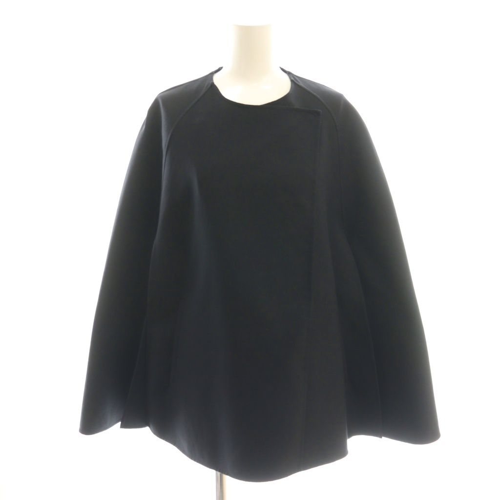 ESTNATION ブラック ケープコート natale 黒ケープコート