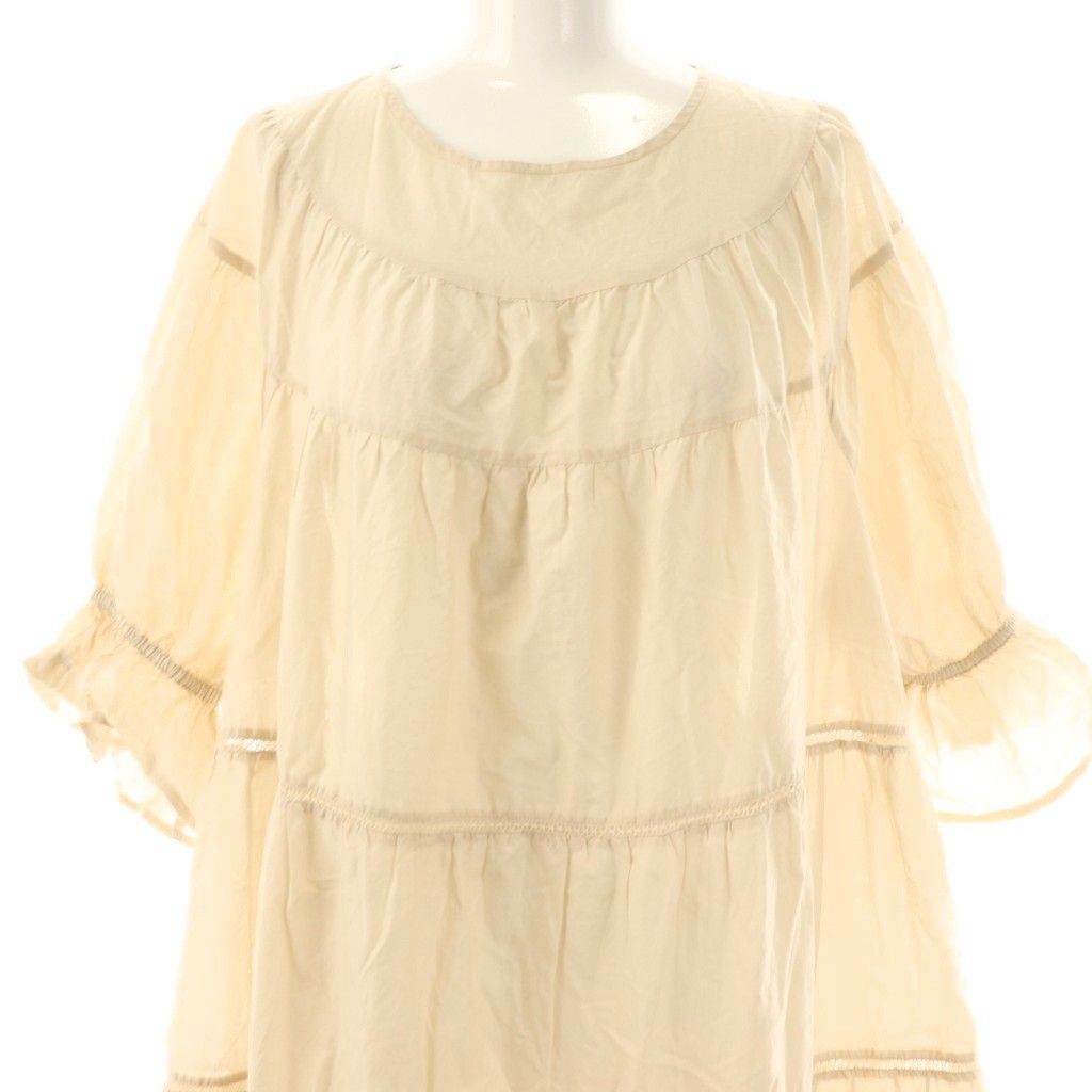 マーレット Merlette PARADIS コットンパフスリーブティアード