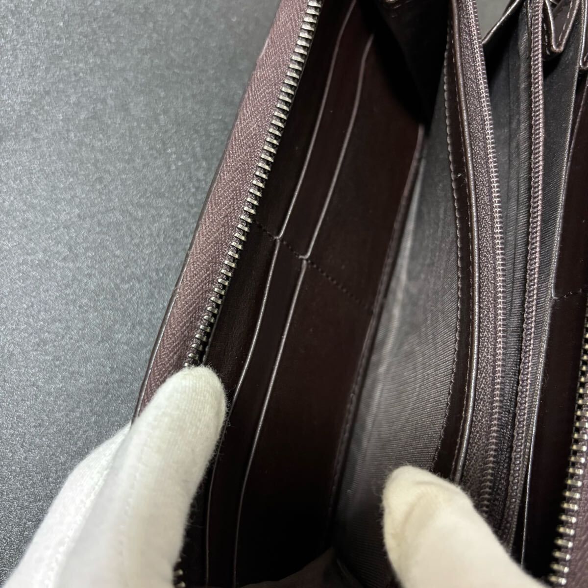 m2 GUCCI 長 財布 ジップ アラウンド ウォレット ラウンド ファスナー