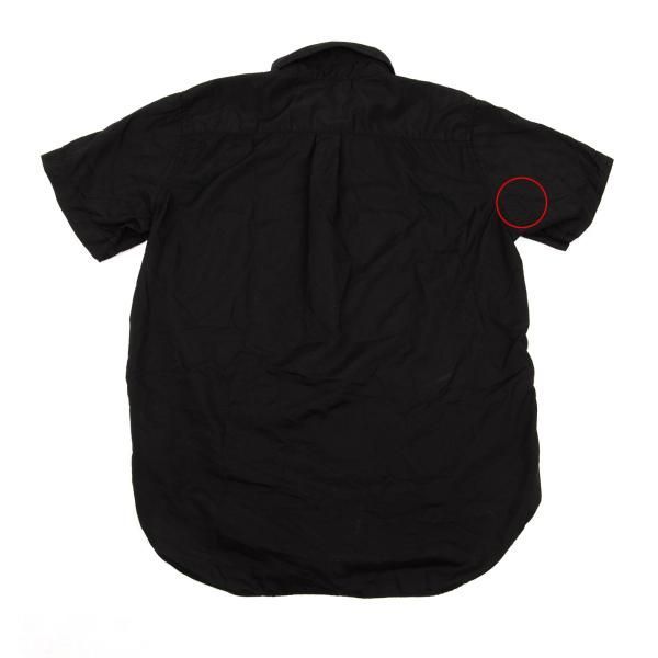 ブラックコムデギャルソンBLACK COMME des GARCONS ポリ小花刺繍半袖