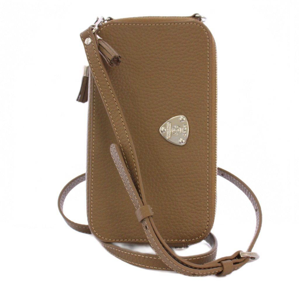 アタオ ATAO アミュレットケリー ショルダーバッグ レザー グレージュ