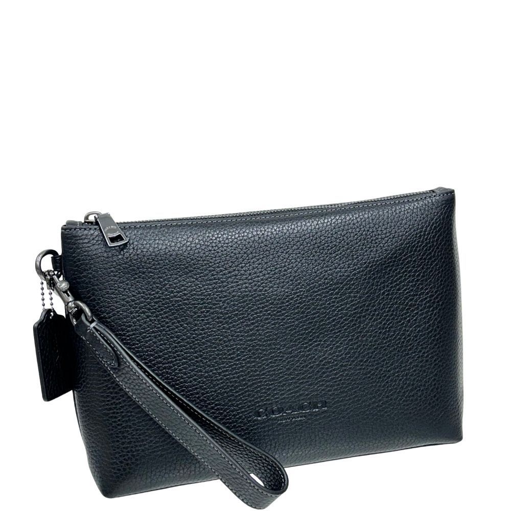 コーチ ポーチ メンズ COACH セカンドバッグ レザー CCF 33 QB|BK ブラック