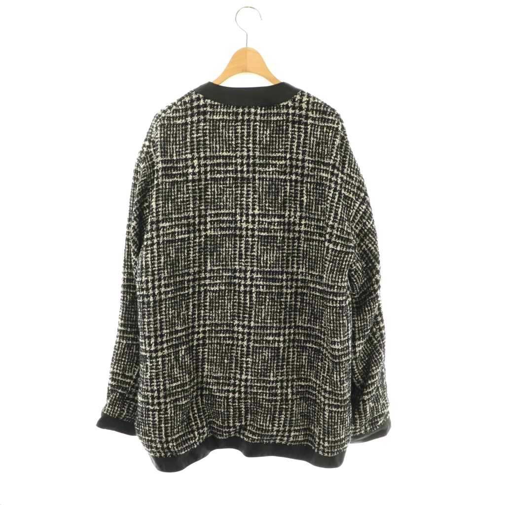 エムズブラック m's braque DeuxiemeClasse取扱い ツイードノーカラー