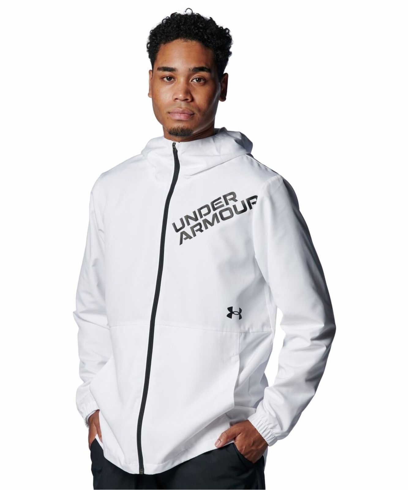 アンダーアーマー] UA TRICOT LINED WOVEN JACKET [Black / /] [XL] UA